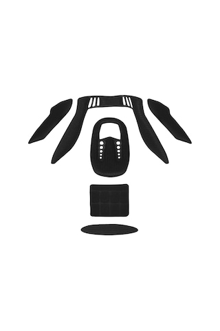 Geeroyoo Çocuk Kaskı İç Astarı Seti - Yb18542 Ve Y11984 Uyumlu, Kalın+ince 2'li Takım, Ter Emici Siyah