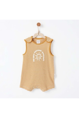 Andywawa Bebek Tulum Romper Bamboo Strıped Anw-ac26670 Hardal