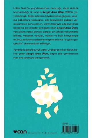 Sevgili Arsız Ölüm-Ciltli - Latife Tekin - Can Yayınları