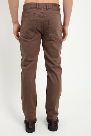 Dufy Erkek Slim Fit Kahve Pantolon-19088