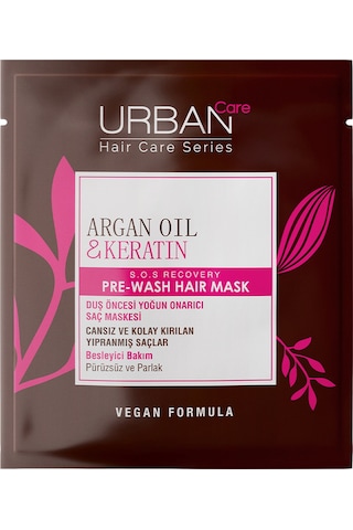 Urban Care Argan Oil ve Keratin Duş Öncesi Yoğun Onarıcı Saç Maske 50 ML
