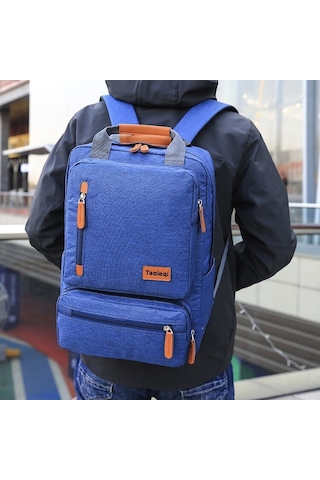 Taoleqi T608 Laptop Notebook Sırt Çantası Lacivert