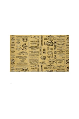 Vintage Gazete Stili Sunum Kağıdı 50 Adet 25x35 Cm