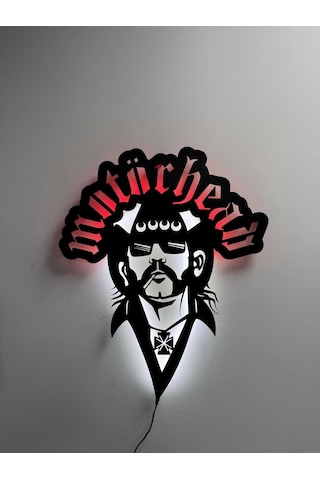 Motörhead Led Işıklı Tablo