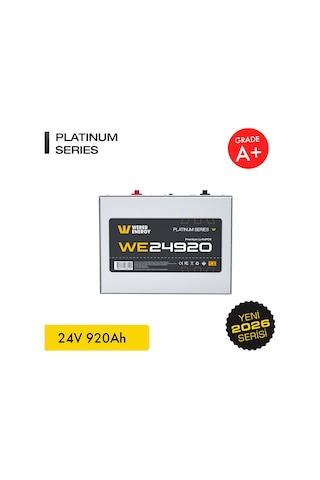 Werer Energy 24V 920Ah LiFePO4 Platinum Series Bluetooth'lu Lityum Demir Fosfat Akü