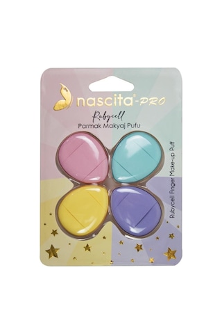 Nascita Rubycell Parmak Makyaj Süngeri - Mini Puf Kapatıcı Pudra