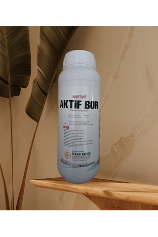 Sıvı Bor Gübre Aktif Bor Güçlü Çiçek Meyve Tutumu 1lt