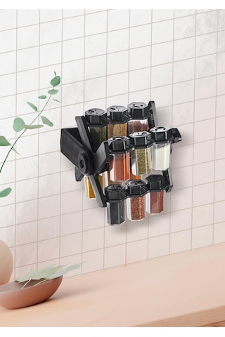 12 Li Döner Baharatlık Siyah