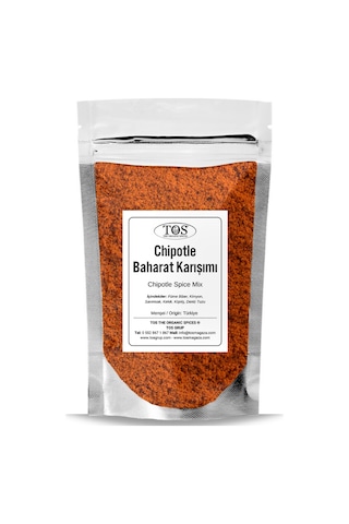 Tos The Organic Spices Chipotle Baharat Karışımı 100 G Tos The Organic Spices Chipotle Baharat Karışımı 100 G