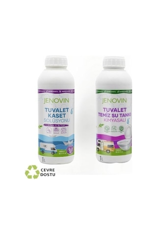 Jenovin Sifon Temizliği Karavan & Tekne Tuvalet Kimyasalı 1L - Katı Atık Parçalama Lavanta Kokusu