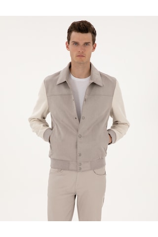 Pierre Cardin Erkek Taş Deri Mont-kaban 50318155-570 Taş