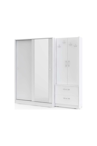 Abre Vm-300348 Beyaz Vestiyer Portmanto Ayakkabılık Diğer