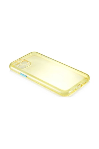 Apple Uyumlu iPhone 11 Pro Uyumlu Zore Bistro Kılıf-sarı Sari -