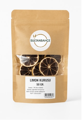 Doğal Limon Kurusu 50 Gr - Katkısız - Koruyucuz - Çay Ve Sunum İçin İdeal Diğer
