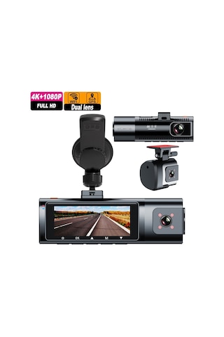 Premium Mb-5700 Quad Hd 4k Gps+wifi+ Türkçe Uygulama Araç Kamera