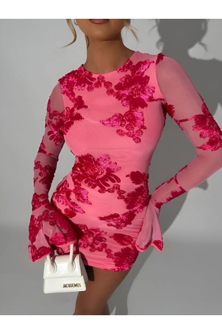 Havens Rosa Luxury Elbise Pembe