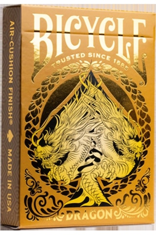 Bicycle Dragon Back Gold Premium Oyun Kağıdı Limited Edition Koleksiyonluk İskambil Kartları