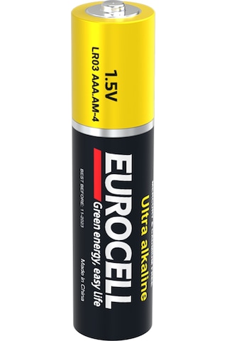 Eurocell- Aaa2 Lr03 1.5 V İnce Kalem Pil