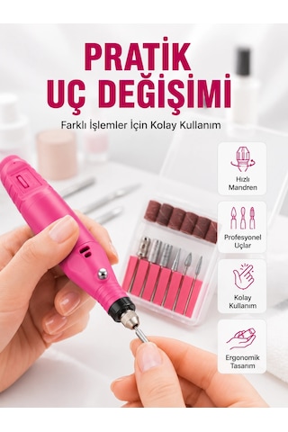Kargo 12v Çok Fonksiyonlu Tırnak Bakım Cihazı Yeni Nesil Najmaddin
