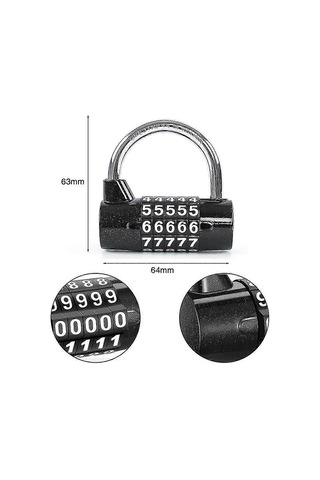 2023 - 5 Haneli Şifreli Kilit, Şifreli Kilit, Dijital Kilit, Kullanımı Kolay Ve Sıfırlanabilir Shikai