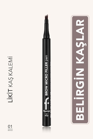 Brow Micro Filler Tarayıcı Keçe Uçlu Kaş Kalemi 8682536093019 001 Beige