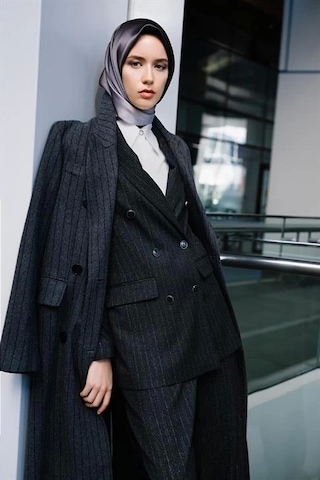 Armine Simli Ceket 24k5721 Siyah Siyah