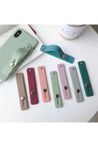 Moda Telefon Tutucu Silikon Telefon El Bandı Tutucu Parmak Yüzük 1 Adet