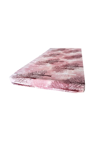 Bebek Yatağı 60x120x6 Cm Vip Oyun Parkı Sünger Yatak-pembe Ağaç