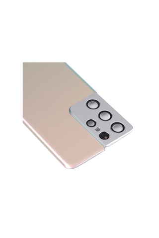 Cbtx Samsung Galaxy Uyumlu S21 Ultra 5g Pil Arkakapak Kamera Lens Kapağı Altın