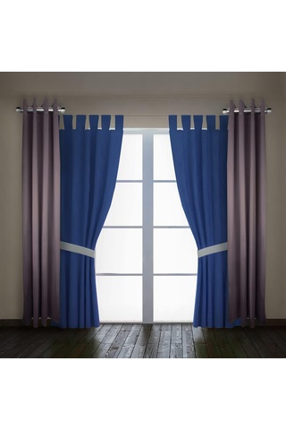 Lexroo 3,8 Cm Yan Perde Çubuğu, 30,48-50,8 Cm 2'li Set , Saten Nikel Çok Renkli