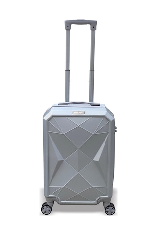 Coral High Diamond ABS Gümüş 3'lü Valiz Seti 16615 Gümüş