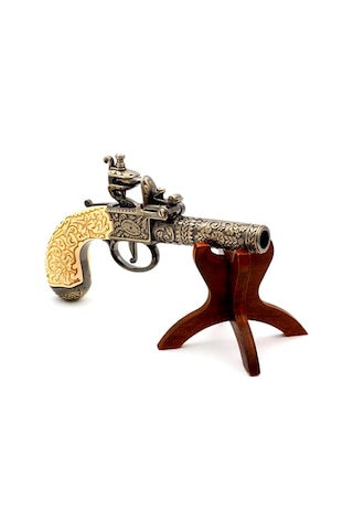 Denix Dekoratif Flintlock Pocket Pistol 19,5 Cm, Londra 1795