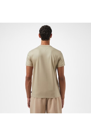 Tommy Hilfiger Mw0mw33202rbt Luxury Interlock Erkek Tişört Bej