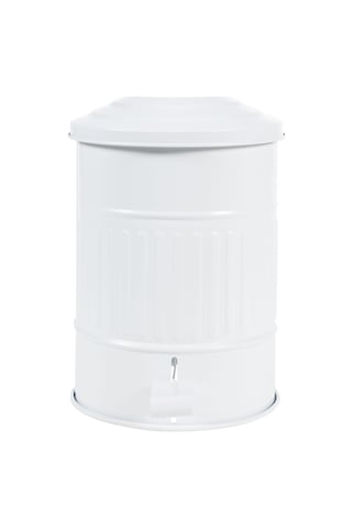 Mudo Home Pedallı Çöp Kovası Mat Beyaz 8 Lt 696123