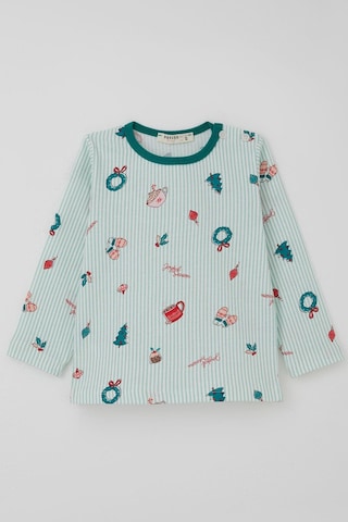 Breeze Kız Bebek Pijama Takımı Neşeli Sezon Yılbaşı Temalı 9 Ay-3 Yaş, Su Yeşili Su Yeşili