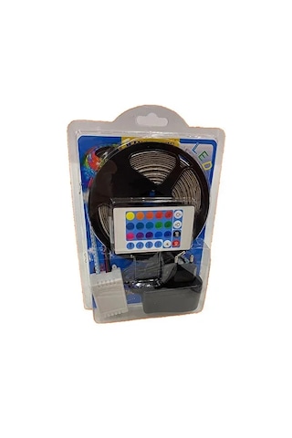 Atek Led Işık 5 Metre Şerit Led Rgb Işıklı Çok Renkli