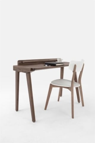 Loft Masif Çalışma Ve Bilgisayar Masası Ahşap Ceviz