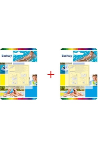 2 Paket 20 Bant Tamir Kiti Bütün Şişme Ürünler Yaması Kendinden Y Çok Renkli