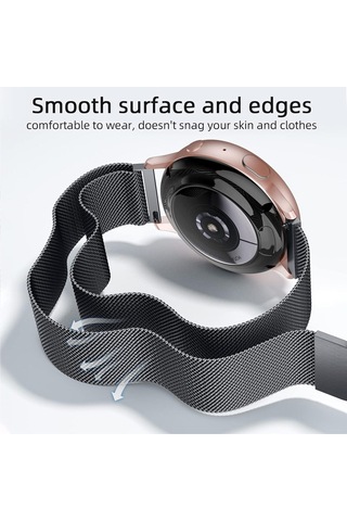 Xiaomi Watch S4 / S3 / S2 / S2 Pro / S1 Active / S1 Uyumlu Manyetik Metal Hasır Örgü Kordon
