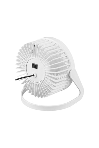 Efn-505 360 Derece Dönüş Taşınabilir Mini Masaüstü Beyaz Usb Fan