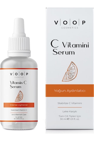 Voop Yoğun Aydınlatıcı ve Leke Karşıtı Vitamin C Serum 30 ML