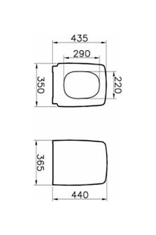 VitrA Metropole Soft Klozet Kapağı 90 - 003 - 009