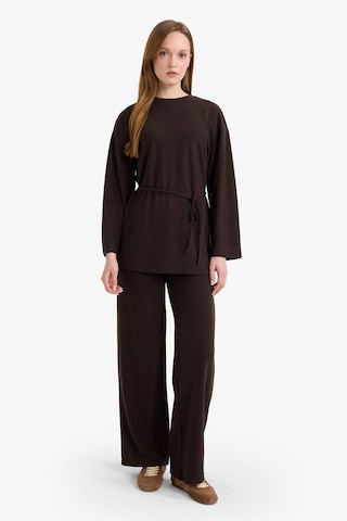 Defacto Wide Leg Geniş Bol Paça Pantolon G4085ax25wnbn338 Kahve-bn338