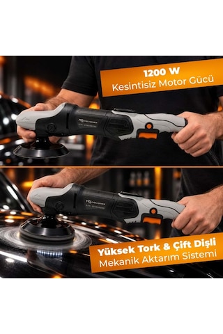 Mg Ps Rpv002 Yüksek Torklu Rotary Polisaj Makinesi 1200w Dijital Led Ekran Profesyonel Pasta Cila