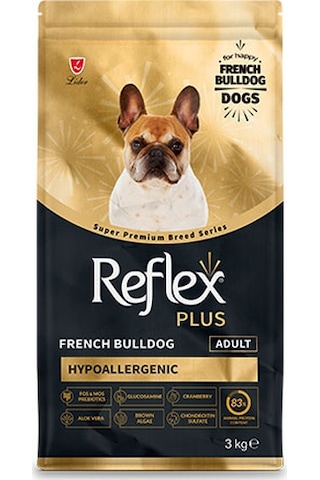 Reflex Plus Hypoallergenic French Bulldog Yetişkin Köpek Maması 3 KG