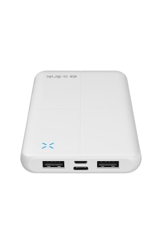 Ip-g12n 10000mah Micro+usb+ Type-c Giriş+çıkış Siyah Taşınabilir Pil Şarj Cihazı Powerbank Beyaz