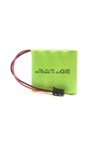 Tnl 4.8V 1300Mah Siyah Soketli Ni-Mh Oyuncak Araba Pili + Usb Şar
