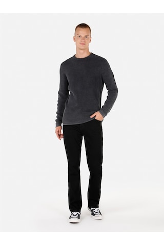 Colins Antrasit Erkek Kazak Antrasit