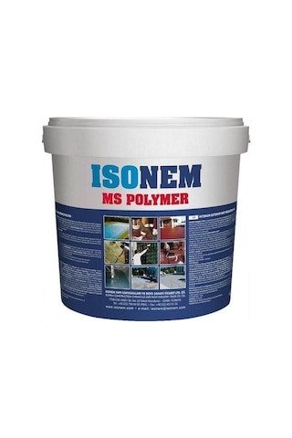 İsonem Ms Polymer %300 Elastik Su Yalıtım Boyası 5 KG Beyaz İsonem Ms Polymer %300 Elastik Su Yalıtım Boyası 5 KG Beyaz