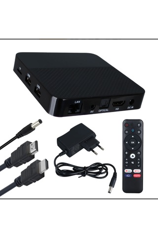 4 Gb Ram 64 Gm Rom 2.4g+5g Ses Komutlu Bt Kumandalı Android Box Android 12